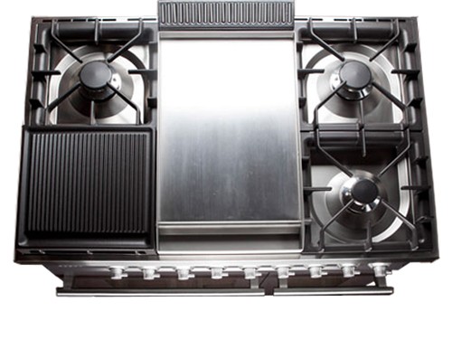 Grillplatta räfflad liten