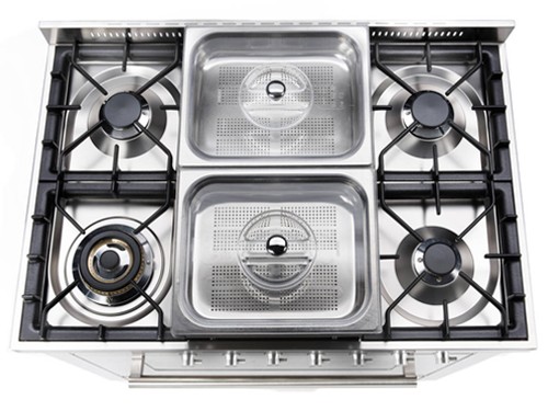 Ångkokning på stekbord